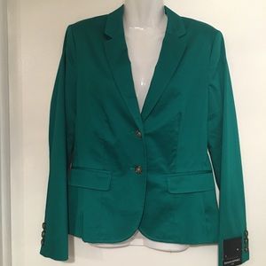 New BANANA REPUBLIC Blazer Green Size 6 NWT